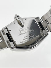 Cartier Roadster Stainless Steel 37mm Automatic Men’s Watch 2510 AM Diamonds