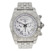Breitling Chronomat 44 Steel White 44mm Automatic Men’s Watch AB0110