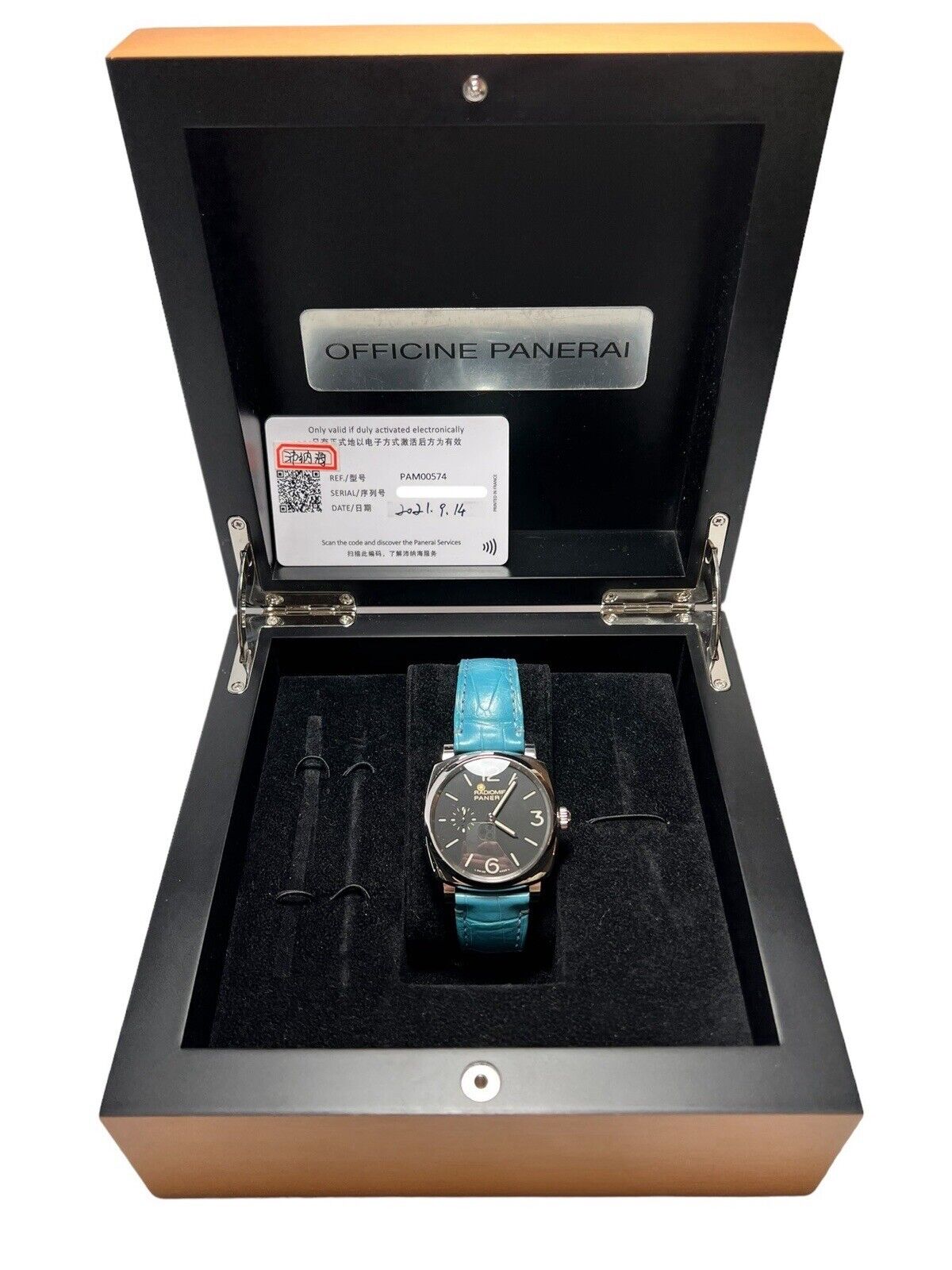 Panerai Radiomir 1940 3 Days Stainless Steel Black 42mm Manual Wind Mens Watch