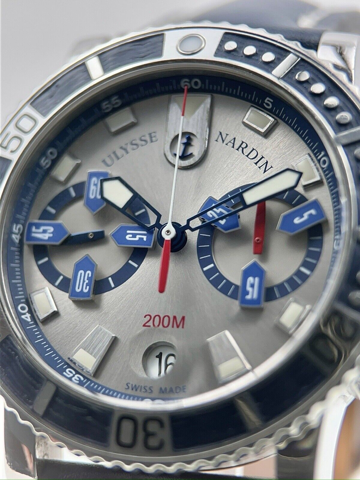 Ulysse Nardin Marine Driver Stainless Steel Blue 42mm Automatic Men’s Watch
