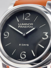 PANERAI Luminor Base 8 Days PAM00560 Black Dial Mens Watch 44mm - Watch Only