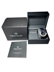 NEW Tag Heuer Aquaracer Automatic Stainless Steel Watch 43mm Blue Dial WBP2010