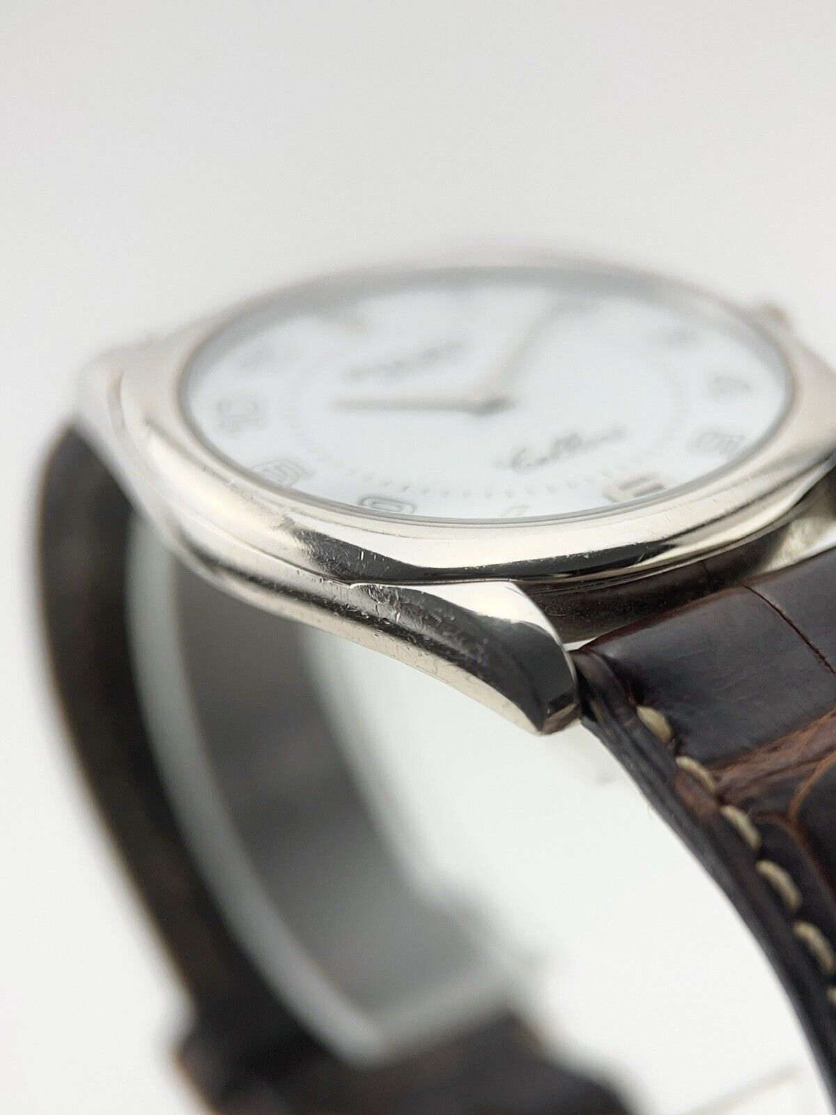 Rolex Cellini Danaos 18k White Gold 33x40mm Manual Wind Men’s Watch 4233