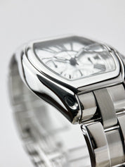 Cartier Roadster Chronograph Watch 43mm Automatic Silver Dial Ref-2618