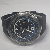 Eterna Kon-Tiki GMT World Time COSC 4 Hand Watch 1593.41.40.0215 2 Straps B & P