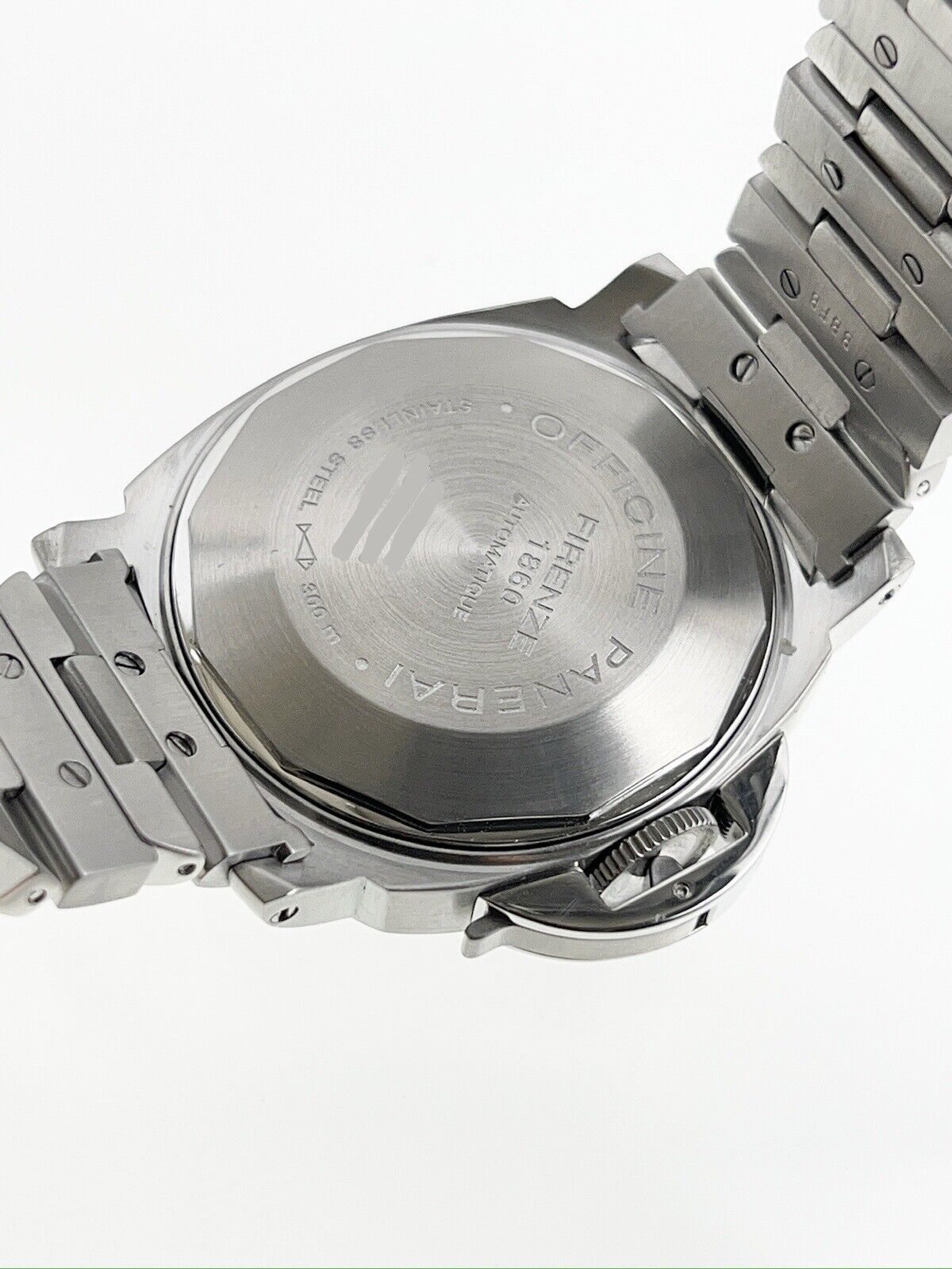 Panerai Luminor Marina Stainless Steel Black 40mm Automatic Mens Watch PAM00050