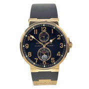 Ulysse Nardin Marine Chronometer 18k Rose Gold Black 41mm Automatic Men’s Watch