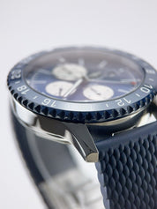 Breitling Chronoliner Automatic 46mm Blue Dial Y24310 Watch - Box And Papers