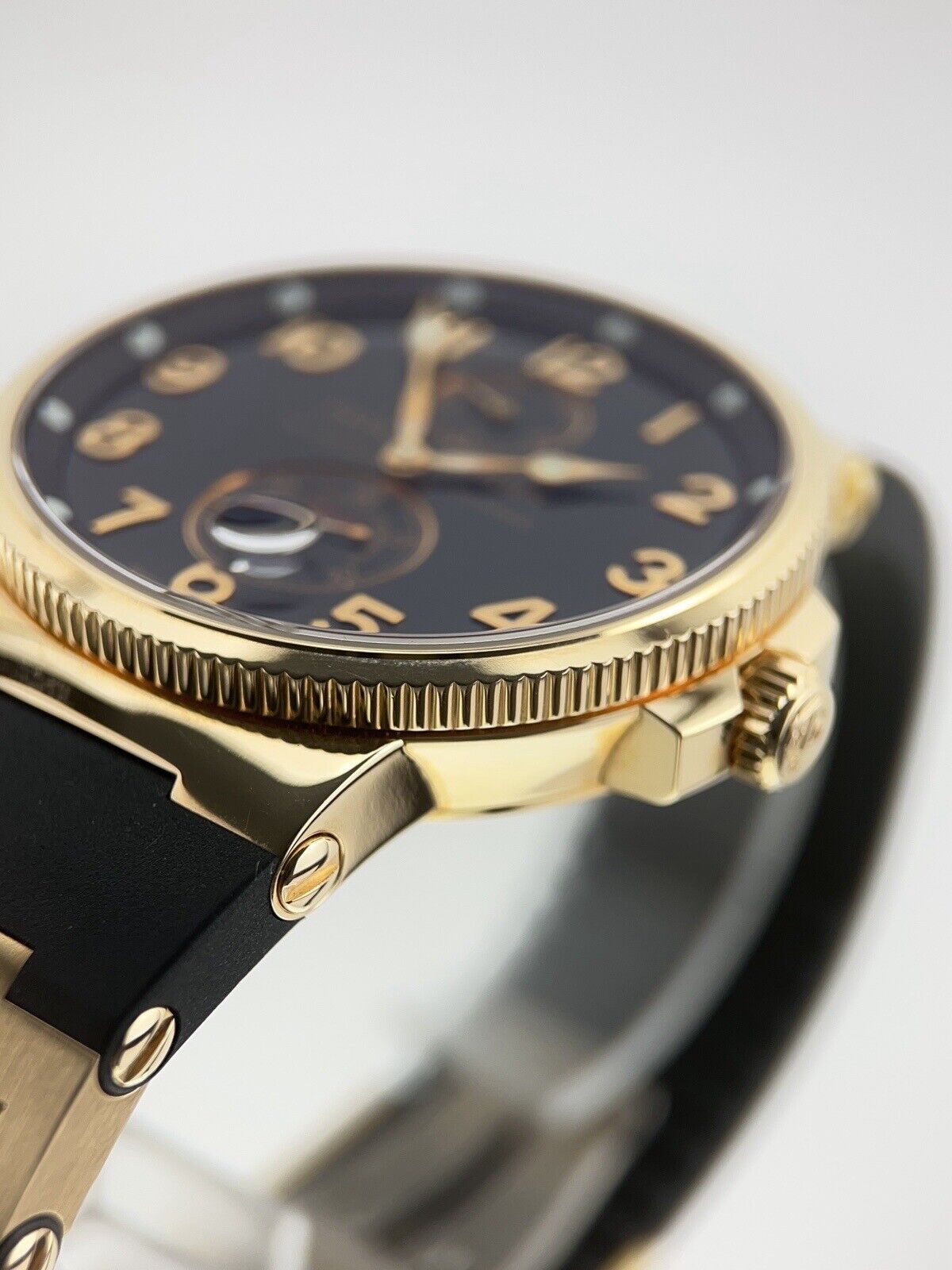 Ulysse Nardin Marine Chronometer 18k Rose Gold Black 41mm Automatic Men’s Watch