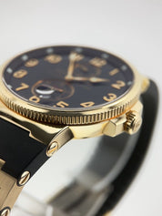 Ulysse Nardin Marine Chronometer 18k Rose Gold Black 41mm Automatic Men’s Watch