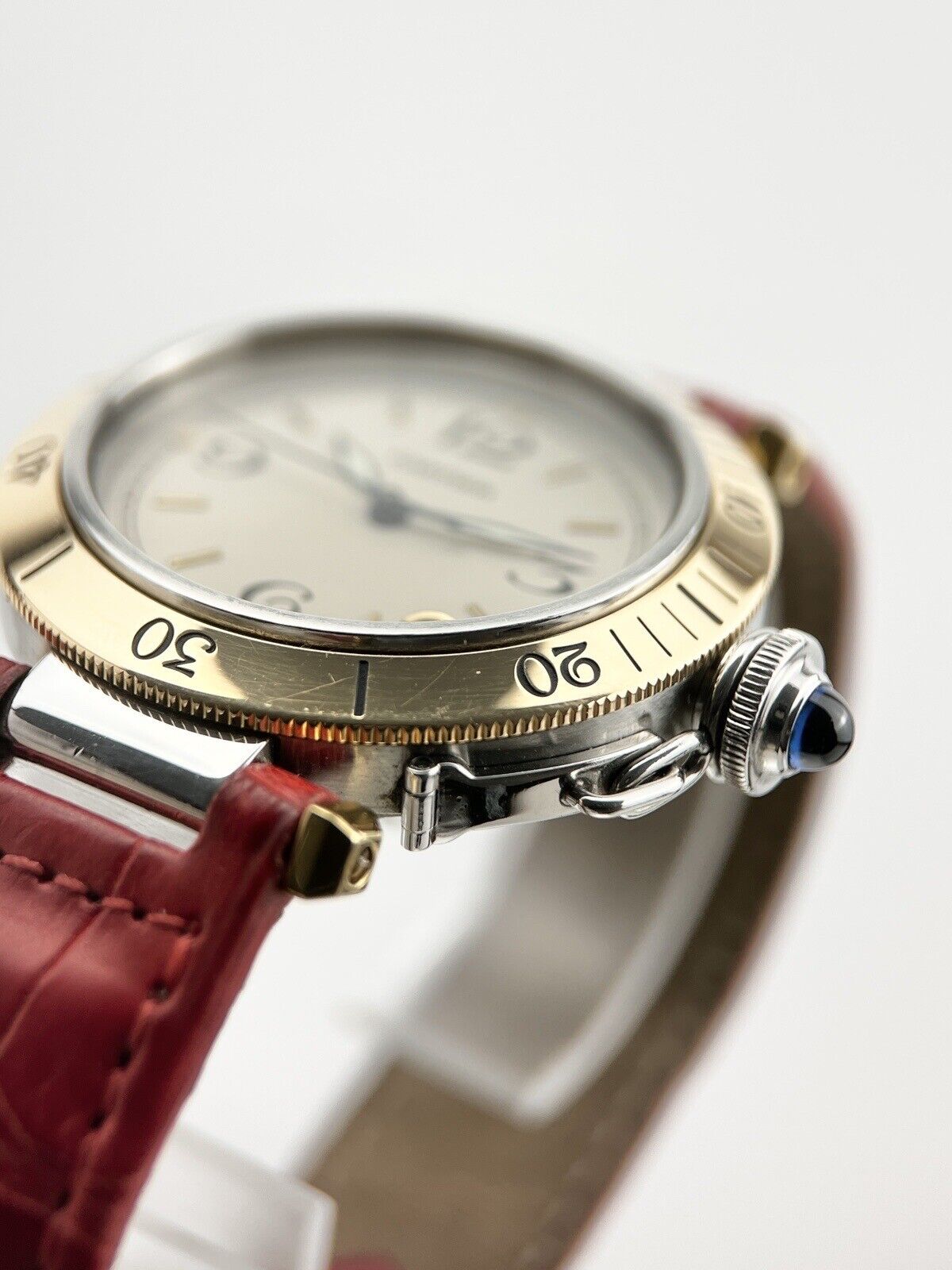 Cartier Pasha 1040 Automatic 38mm Steel And 18k Yellow Gold  - Watch Only