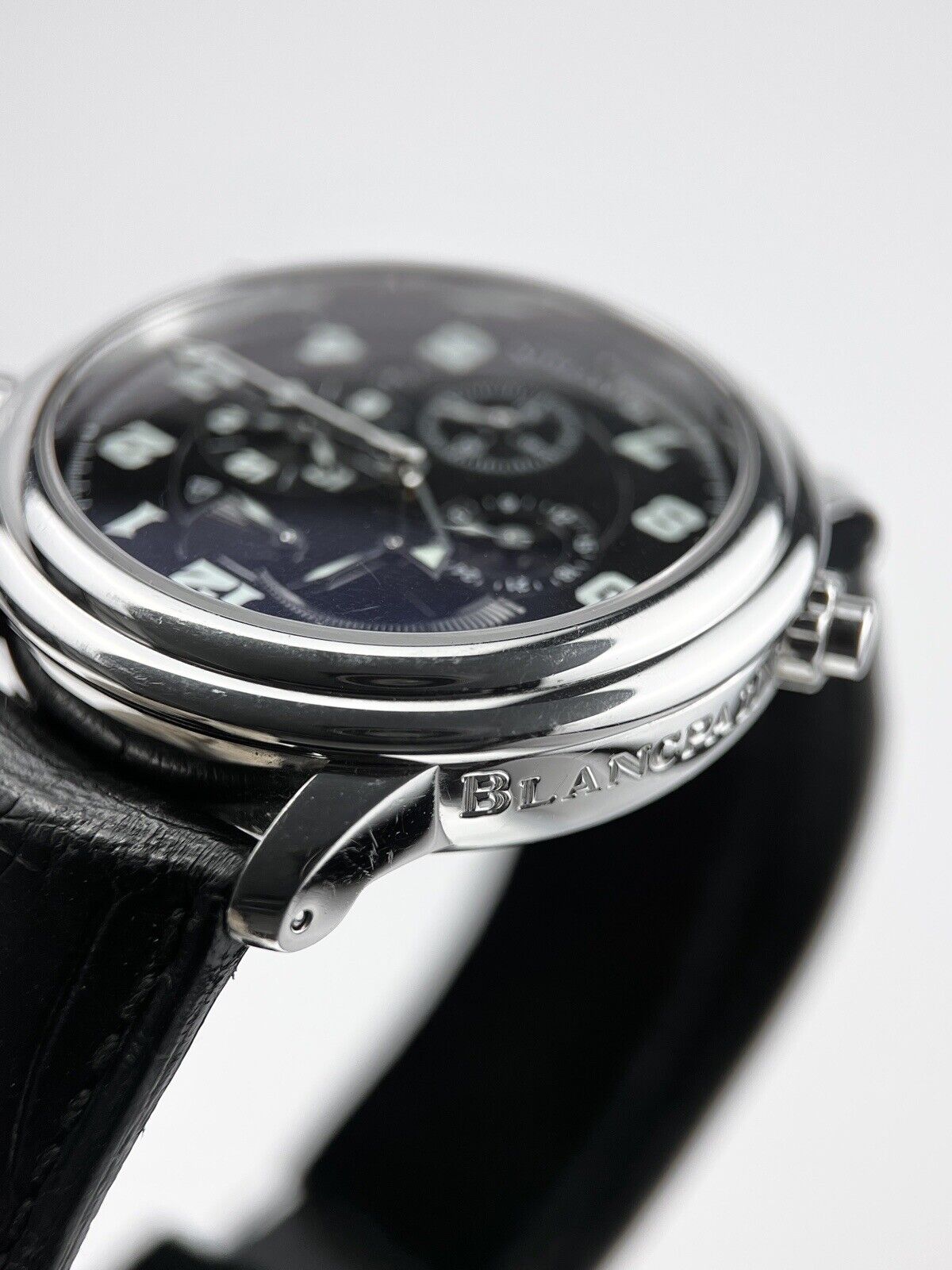Blancpain Leman Reveil Alarm GMT Automatic Steel Men's Watch 2041-1130M-71A