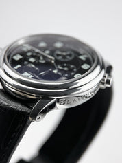 Blancpain Leman Reveil Alarm GMT Automatic Steel Men's Watch 2041-1130M-71A