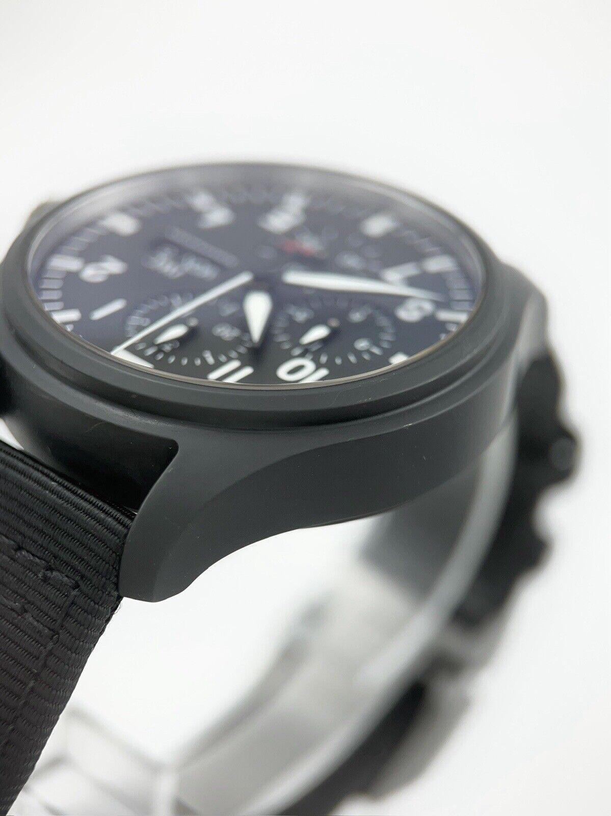 IWC Pilot Chronograph Top Gun Ceramic Black 41mm Automatic Men’s Watch IW389401