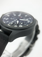 IWC Pilot Chronograph Top Gun Ceramic Black 41mm Automatic Men’s Watch IW389401