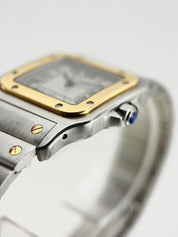 Cartier Santos Galbee Steel & Gold 29x41mm Quartz Movement Watch 187901