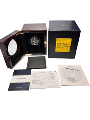 Ulysse Nardin Dual Time 243-55 Men's Black Dial Automatic 42mm Watch With Box