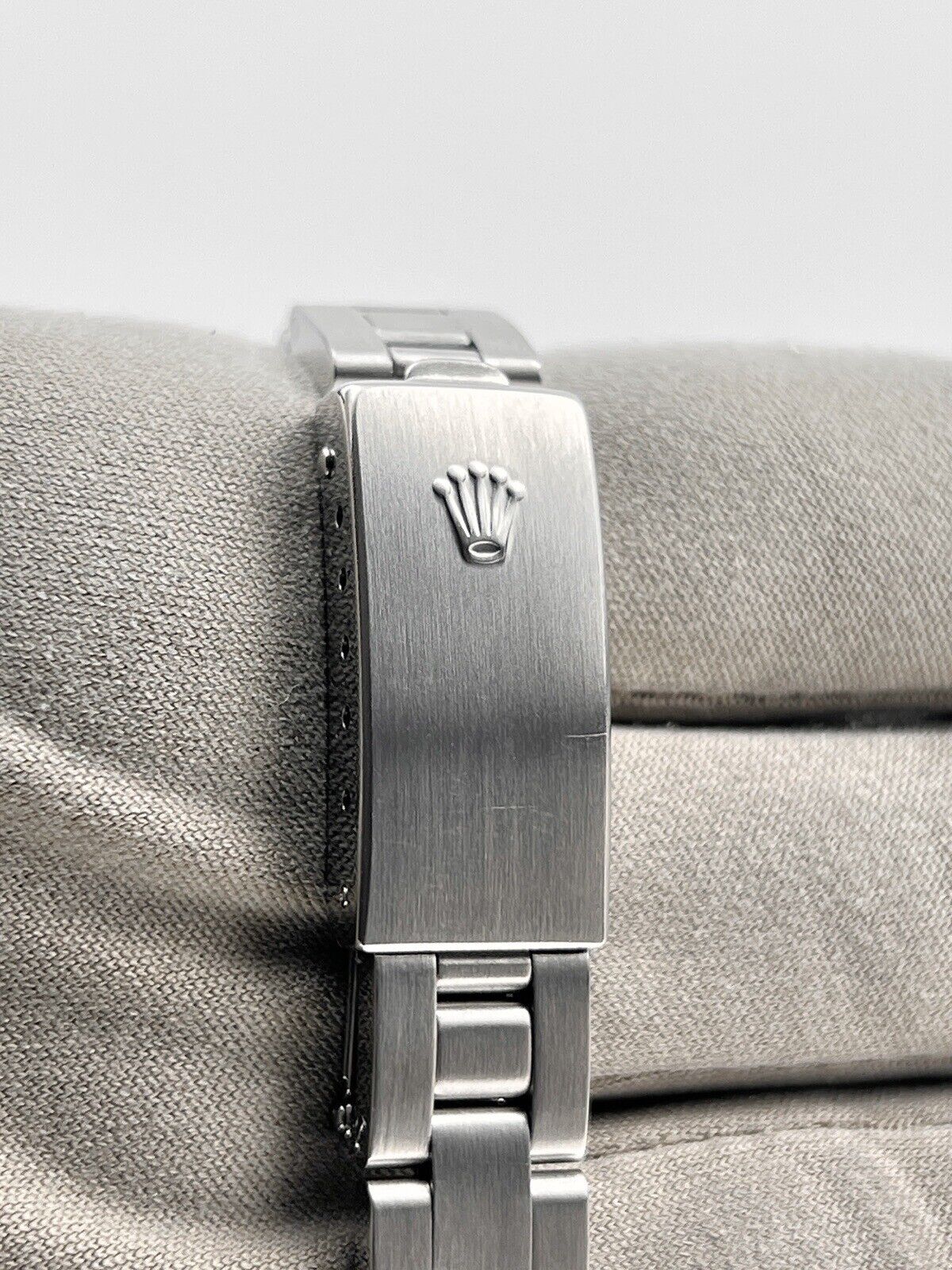 Rolex Oyster Perpetual 76080 Stainless Steel 24mm Watch Black Dial Automatic