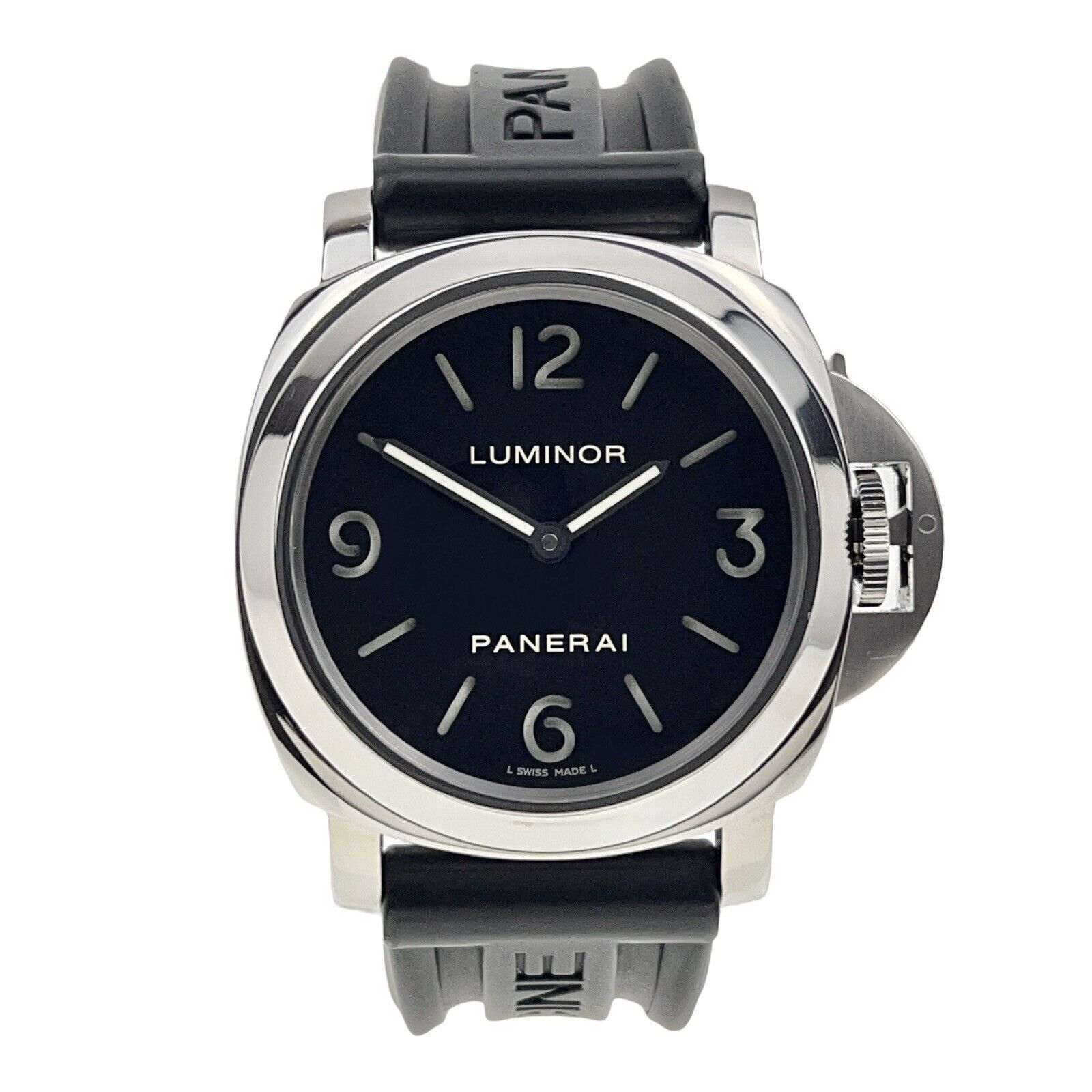 2012 Panerai Luminor Base Manual Wind 44mm Watch PAM00112 - Box And Papers