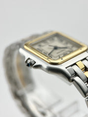 Cartier Panthere Single Row 27mm Quartz Movement Watch 187949 White Dial