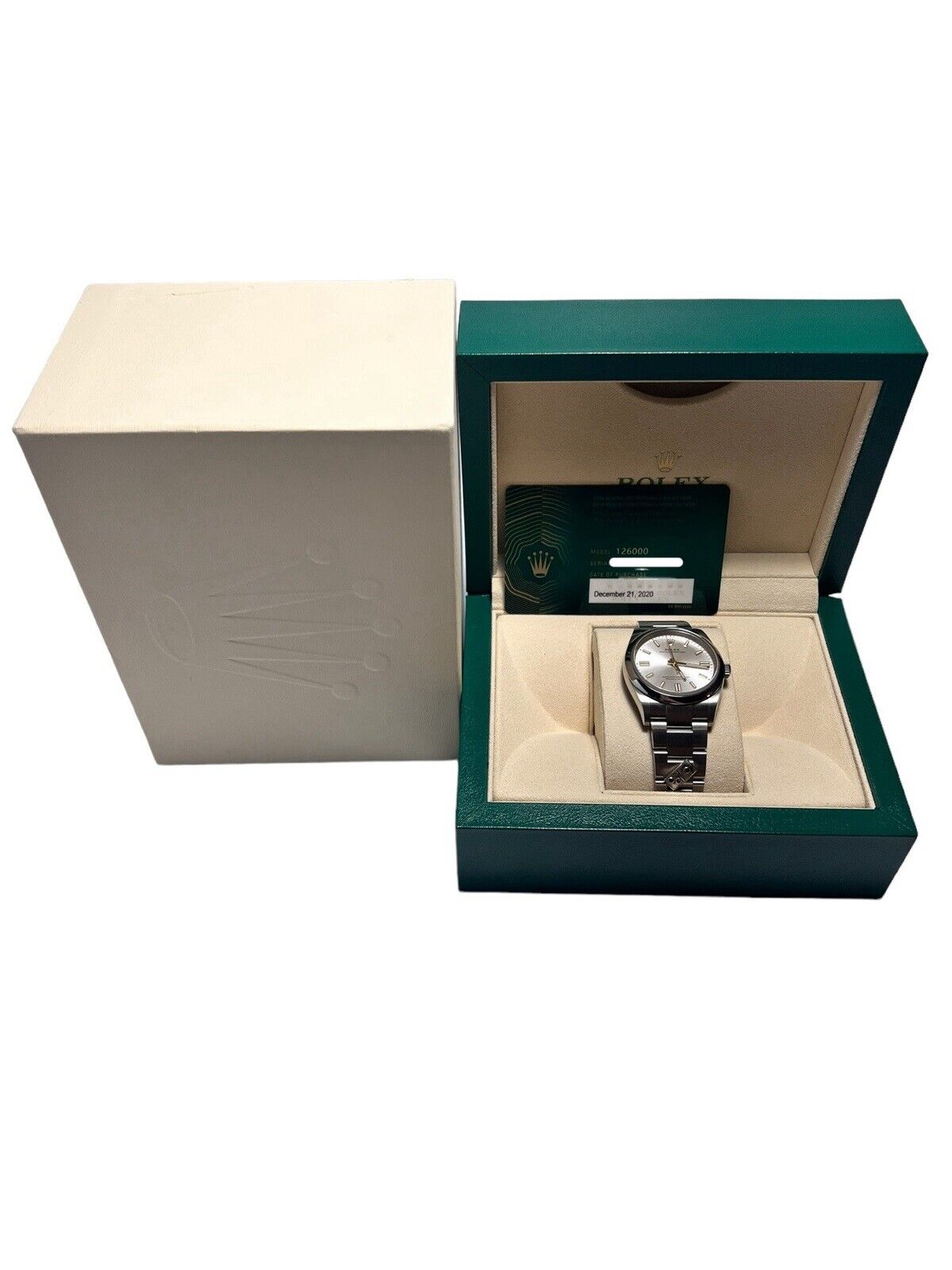 Rolex Oyster Perpetual 36mm Domino Edition Stainless Steel Automatic Men’s Watch
