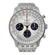 Breitling Navitimer Stainless Steel White Dial 42mm Automatic Mens Watch A23322