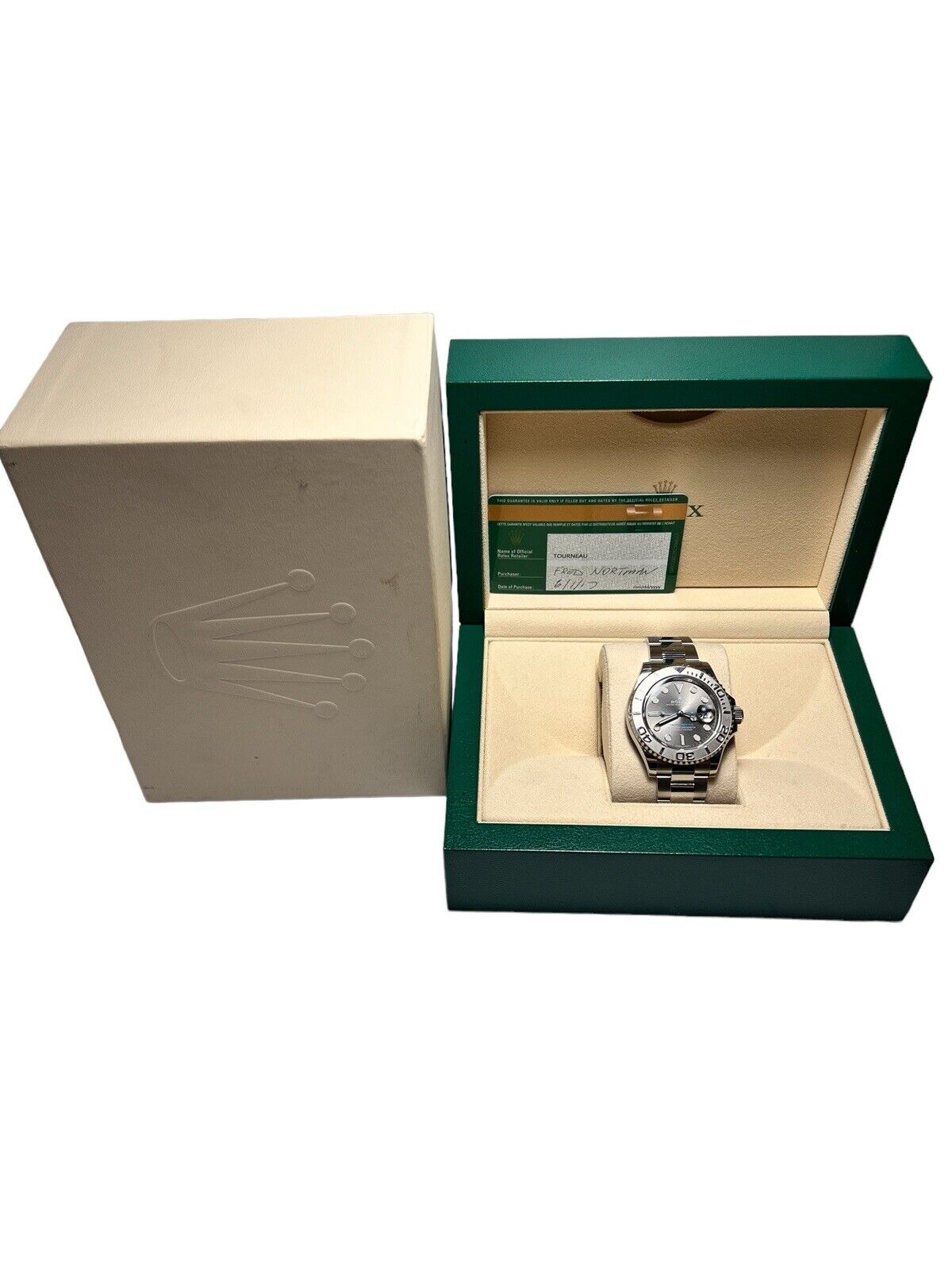Rolex Yachtmaster Stainless Steel Gray 40mm Automatic Men’s Watch 116622