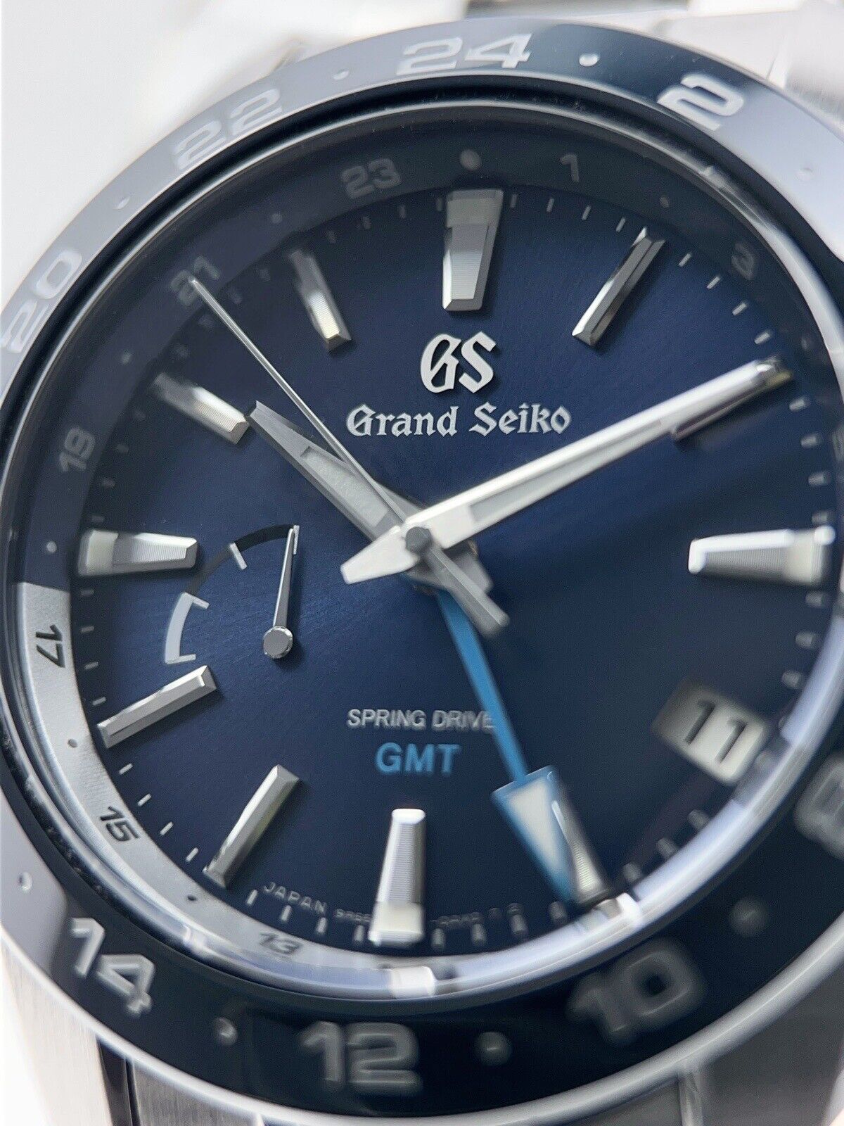 Grand Seiko Sport Blue Men's Watch SBGE255G Spring Drive 40mm Blue Dial - B&P