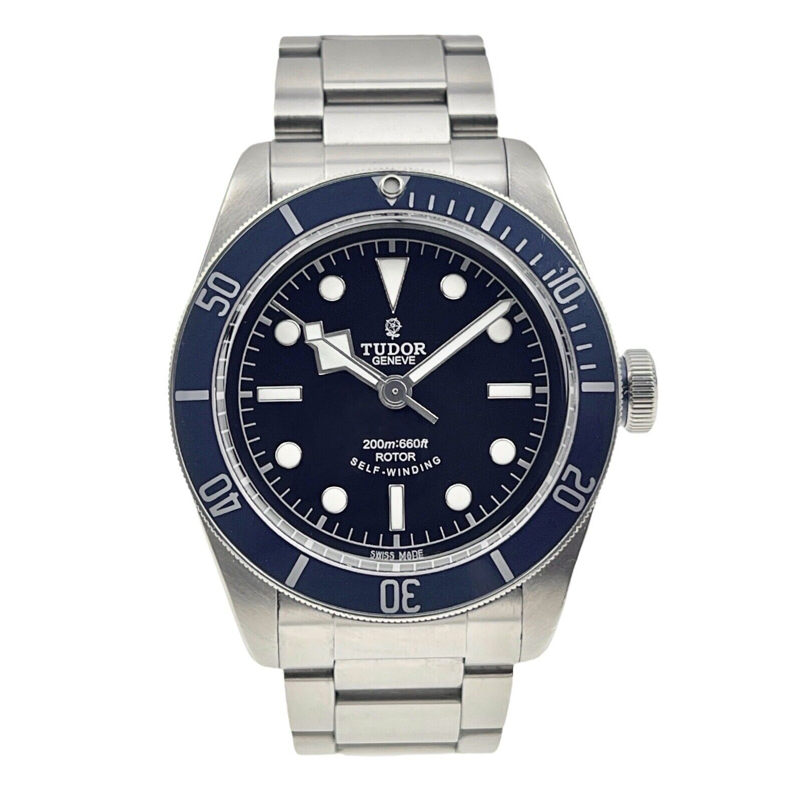 Tudor Heritage Black Bay Blue Steel Blue 41mm Automatic Men’s Watch 79220B