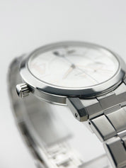Credor Automatic 36mm Silver Dial Men’s Watch Box & Papers 2012 Ref GCBW989