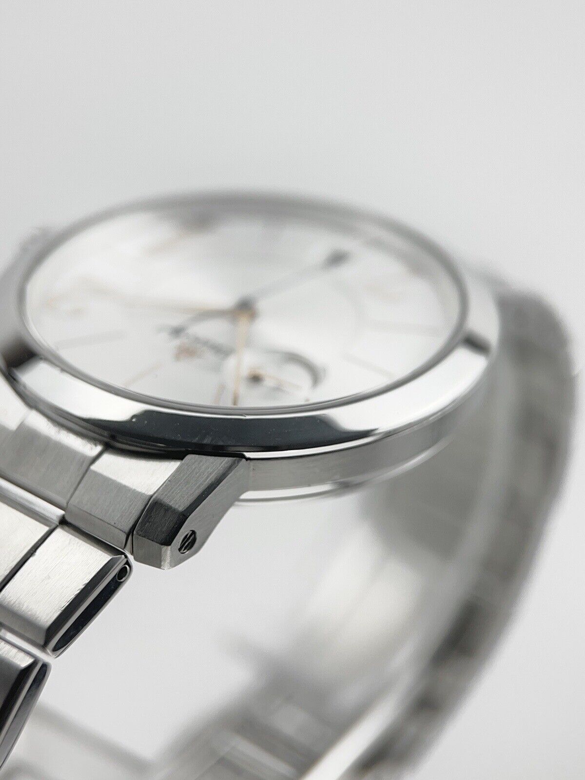 Credor Automatic 36mm Silver Dial Men’s Watch Box & Papers 2012 Ref GCBW989
