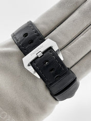 Panerai Luminor Base Logo Manual Wind 44mm Steel Mens Strap Watch PAM1000