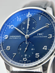 IWC Portuguese Chronograph Stainless Steel Blue 40mm Automatic Men’s Watch