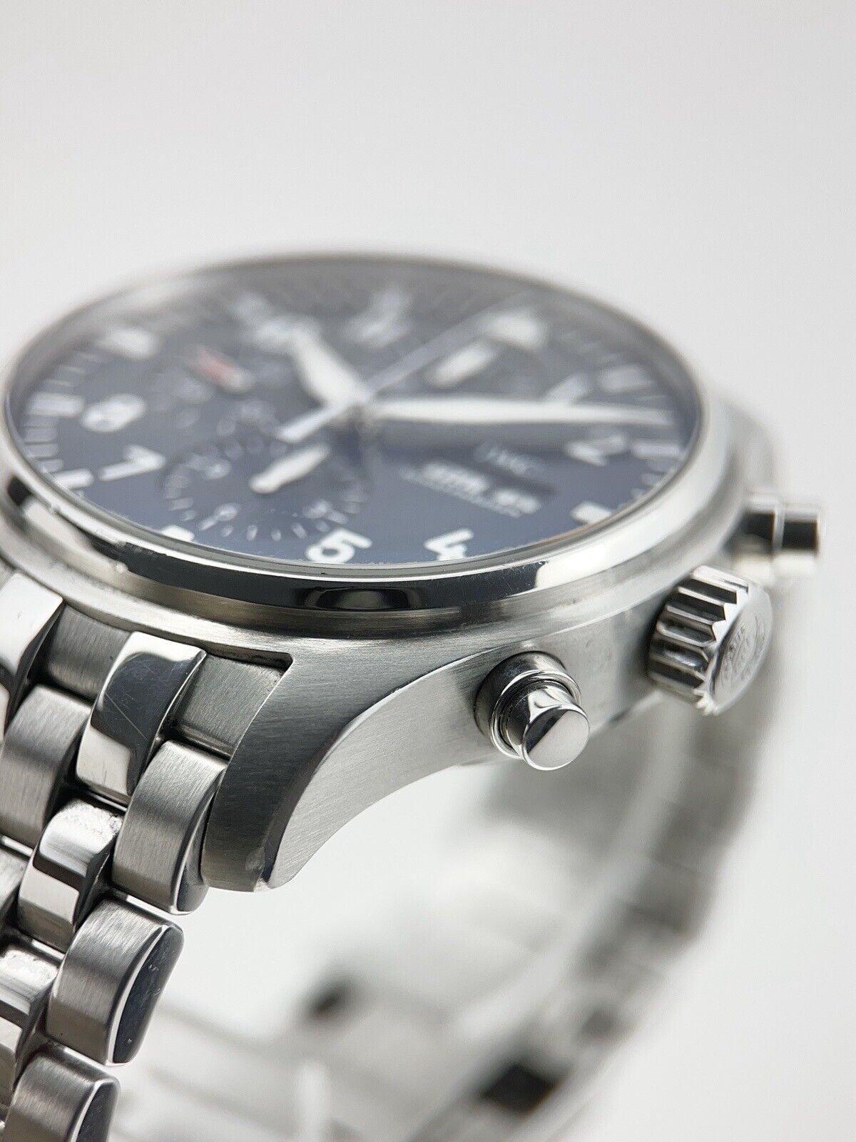 IWC Pilot Chronograph Le Petit Prince Stainless Steel Blue 43mm Automatic IW3777