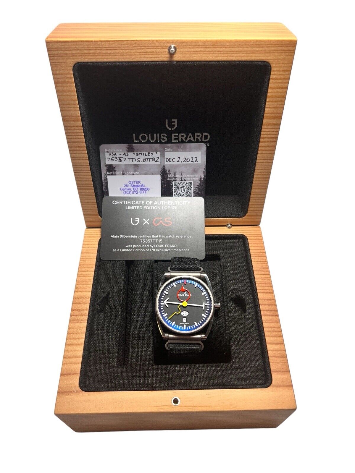 Louis Erard X Alain Silbertstein Titanium 40mm Automatic Men’s Watch - B/P
