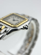 Cartier Panthere Quartz 22mm 18k Yellow Gold And Stainless Steel Watch 166921