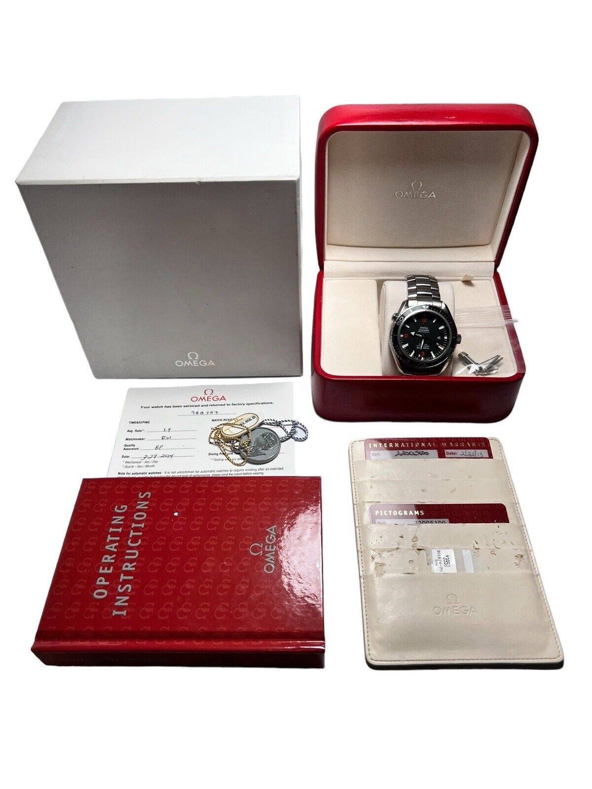 Omega Seamaster Planet Ocean Stainless Steel Black 45.5mm Automatic Men’s Watch
