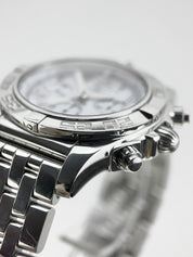 Breitling Chronomat 44 Steel White 44mm Automatic Men’s Watch AB0110