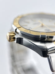 Men's Tag Heuer Quartz Aquaracer Swiss 300m 2-Tone Watch Model WAY1120
