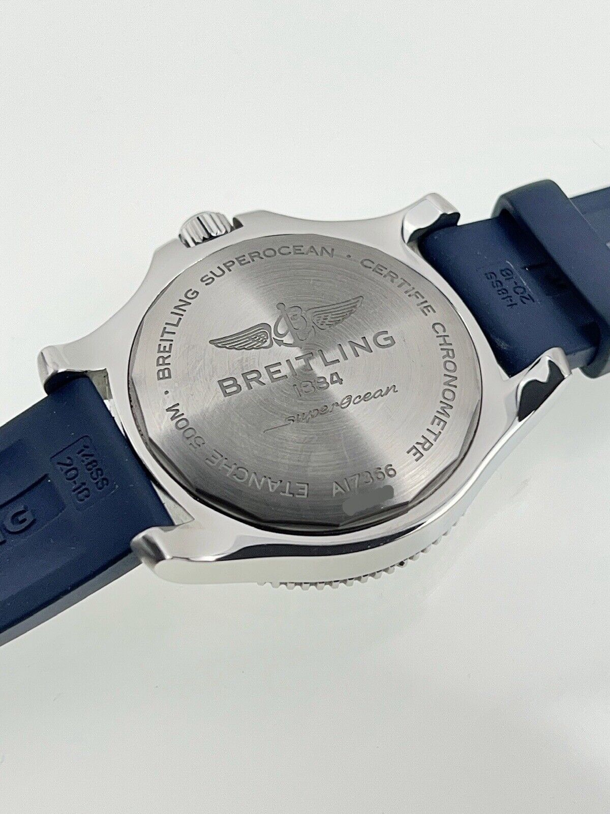Breitling Superocean Stainless Steel Blue  42mm Automatic Men’s Watch A17366