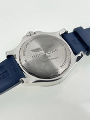 Breitling Superocean Stainless Steel Blue  42mm Automatic Men’s Watch A17366