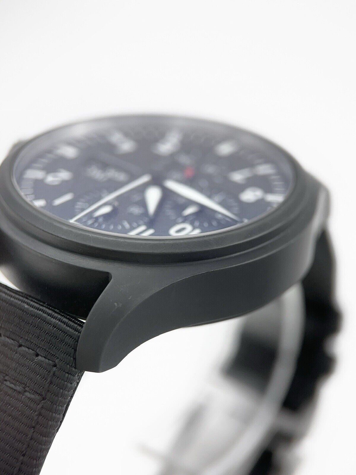 IWC Pilot Chronograph Top Gun Ceramic Black 45mm Automatic Men’s Watch IW389101