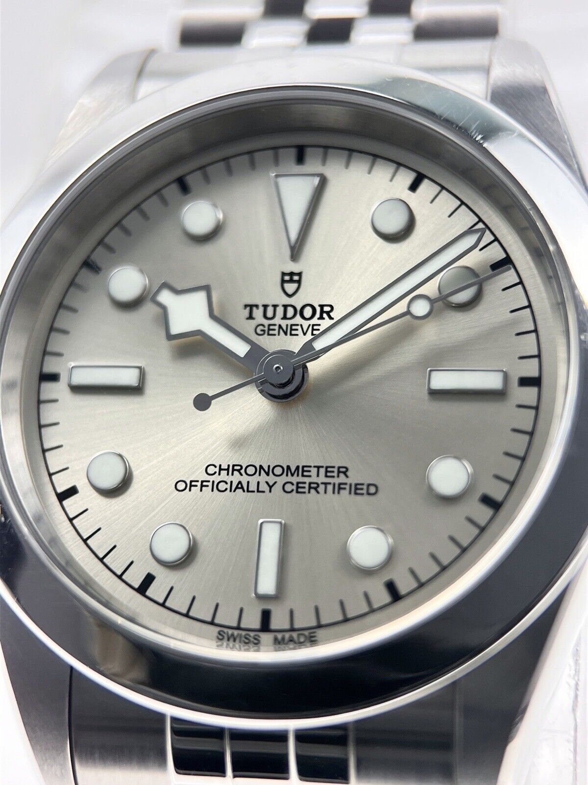 Tudor Black Bay Automatic Chronometer Silver Dial Men's Watch 79660 39mm