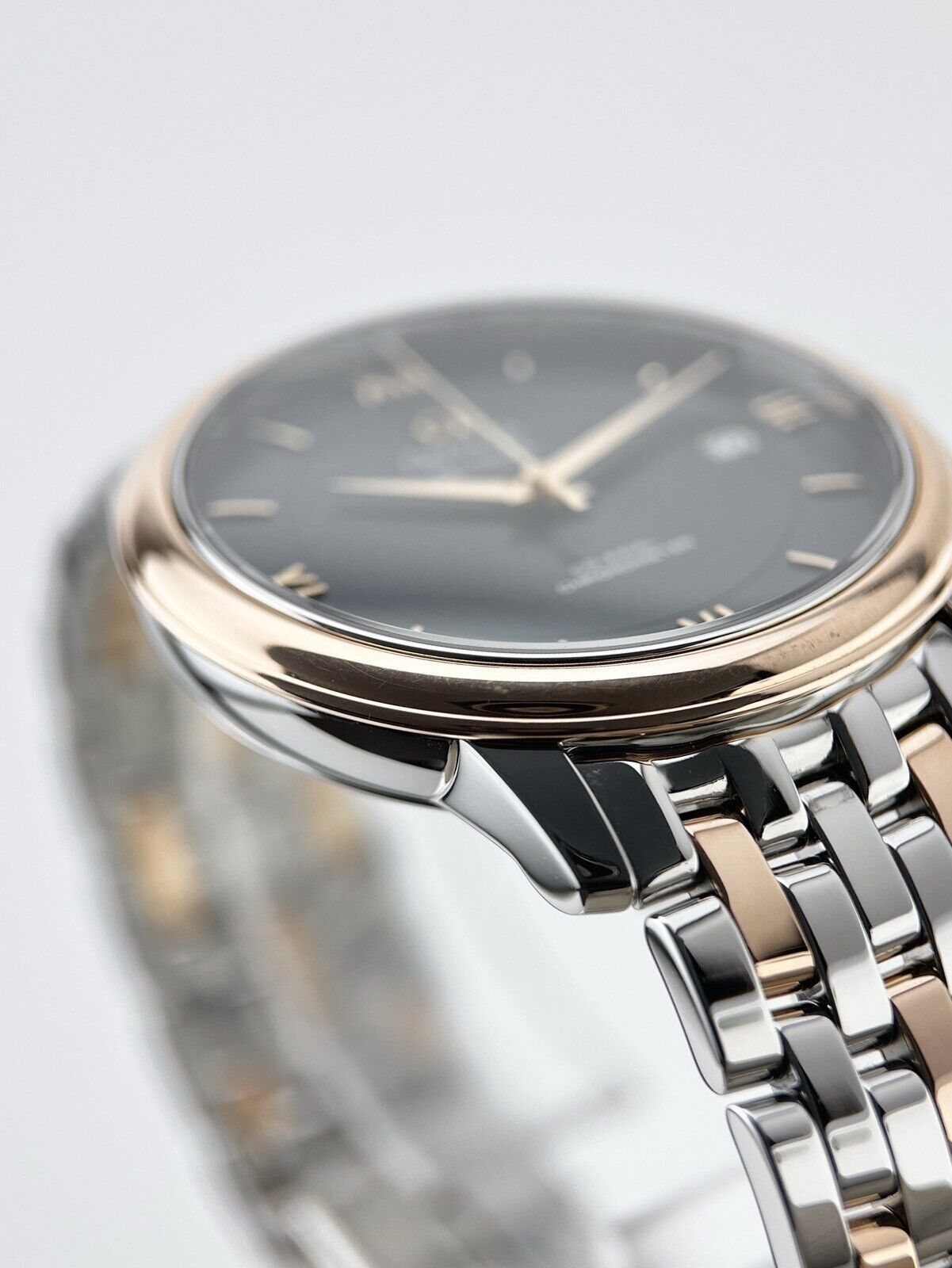 Omega De Ville Prestige Automatic 37mm Blue Dial Watch 424.20.37.20.03.002 - B&P