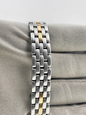 Cartier Panthere Quartz 22mm 18k Yellow Gold And Stainless Steel Watch 166921