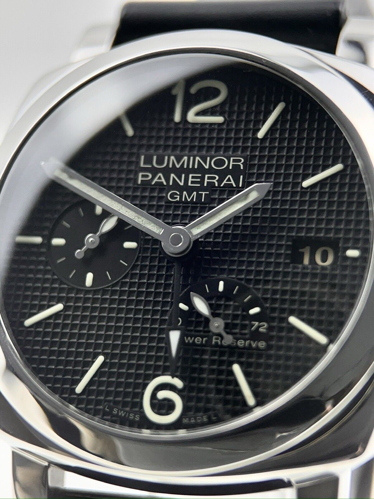 Panerai Luminor Power Reserve GMT Stainless Steel 42mm Automatic Men’s Watch