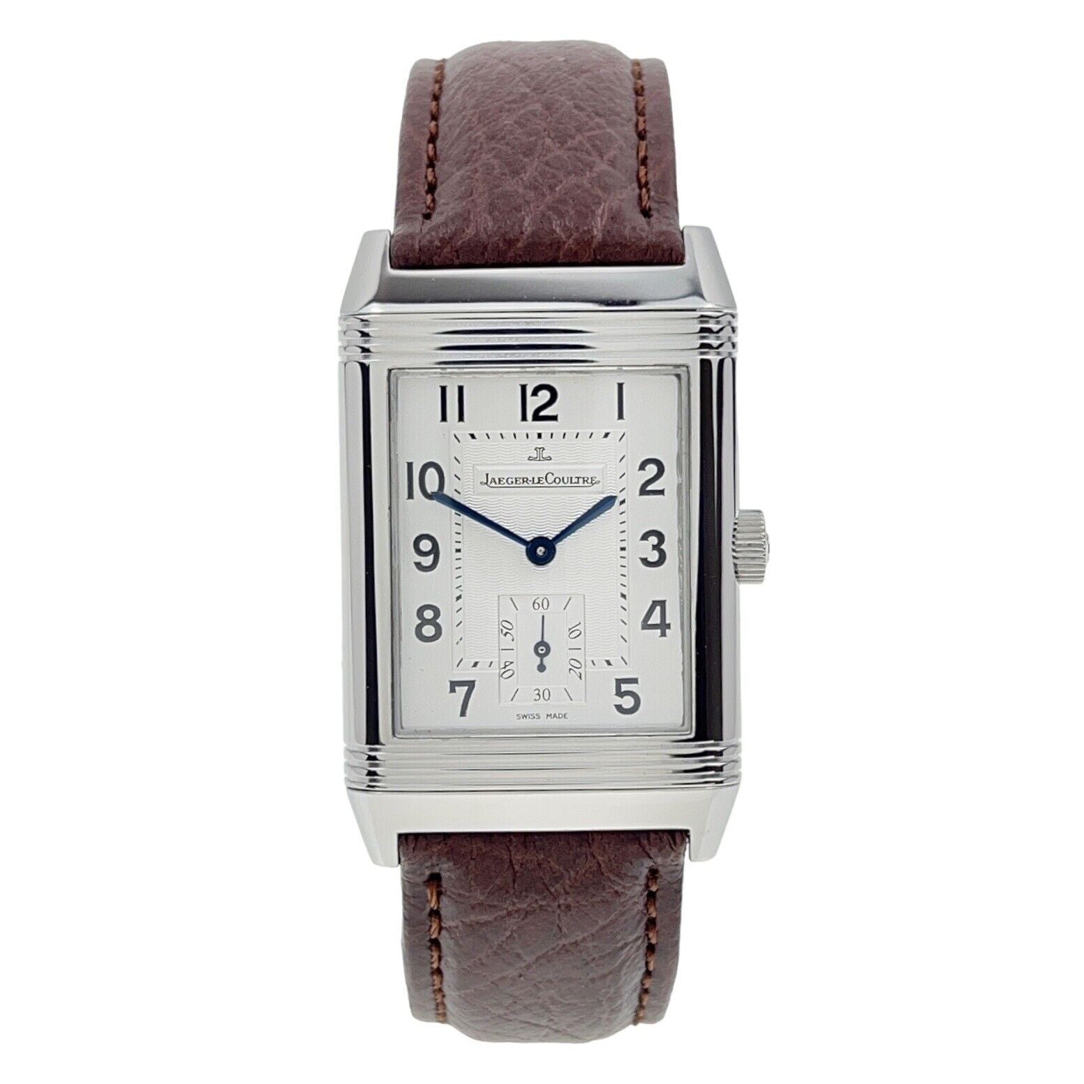 Jaeger LeCoultre Reverso Grande Taille Stainless Steel White 26x42mm Manual Wind