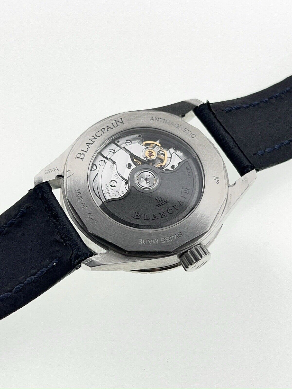 Blancpain Fifty Fathoms Barhyscaphe Steel Blue 38mm Automatic Men’s Watch 5100