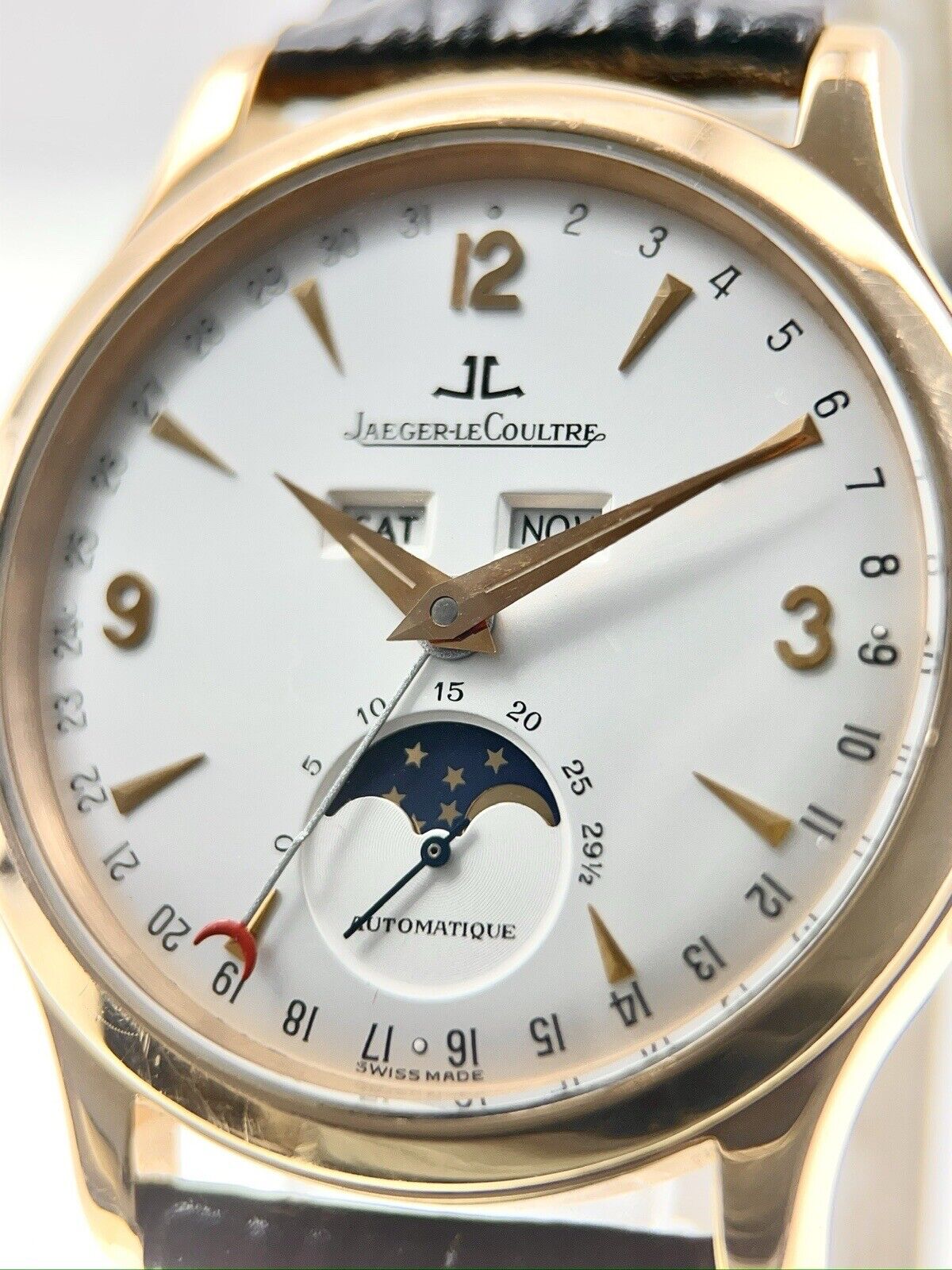 Jaeger-LeCoultre Master Calendar 18k Rose Gold 37mm Automatic Men’s Watch