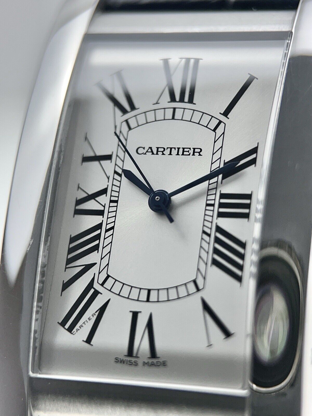 Cartier Tank Americaine Stainless Steel Automatic Men’s Watch WSTA0018